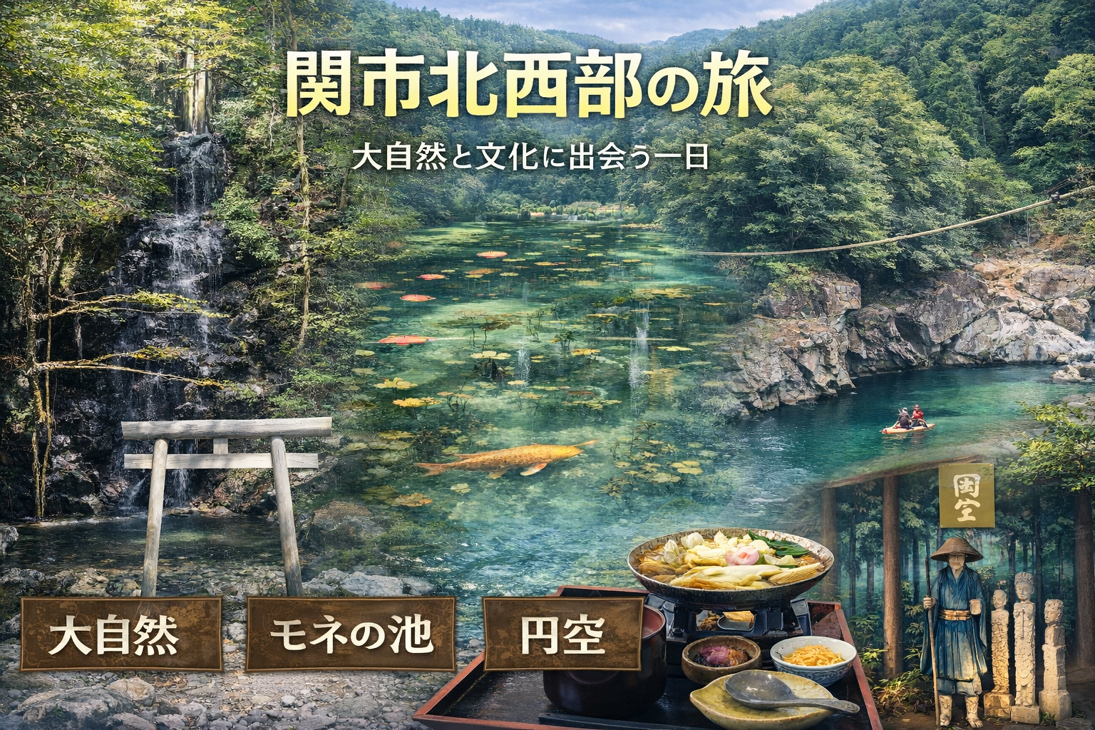 今年絶対行ってほしい!大自然と歴史の圧倒的スケール、関市北西部の旅